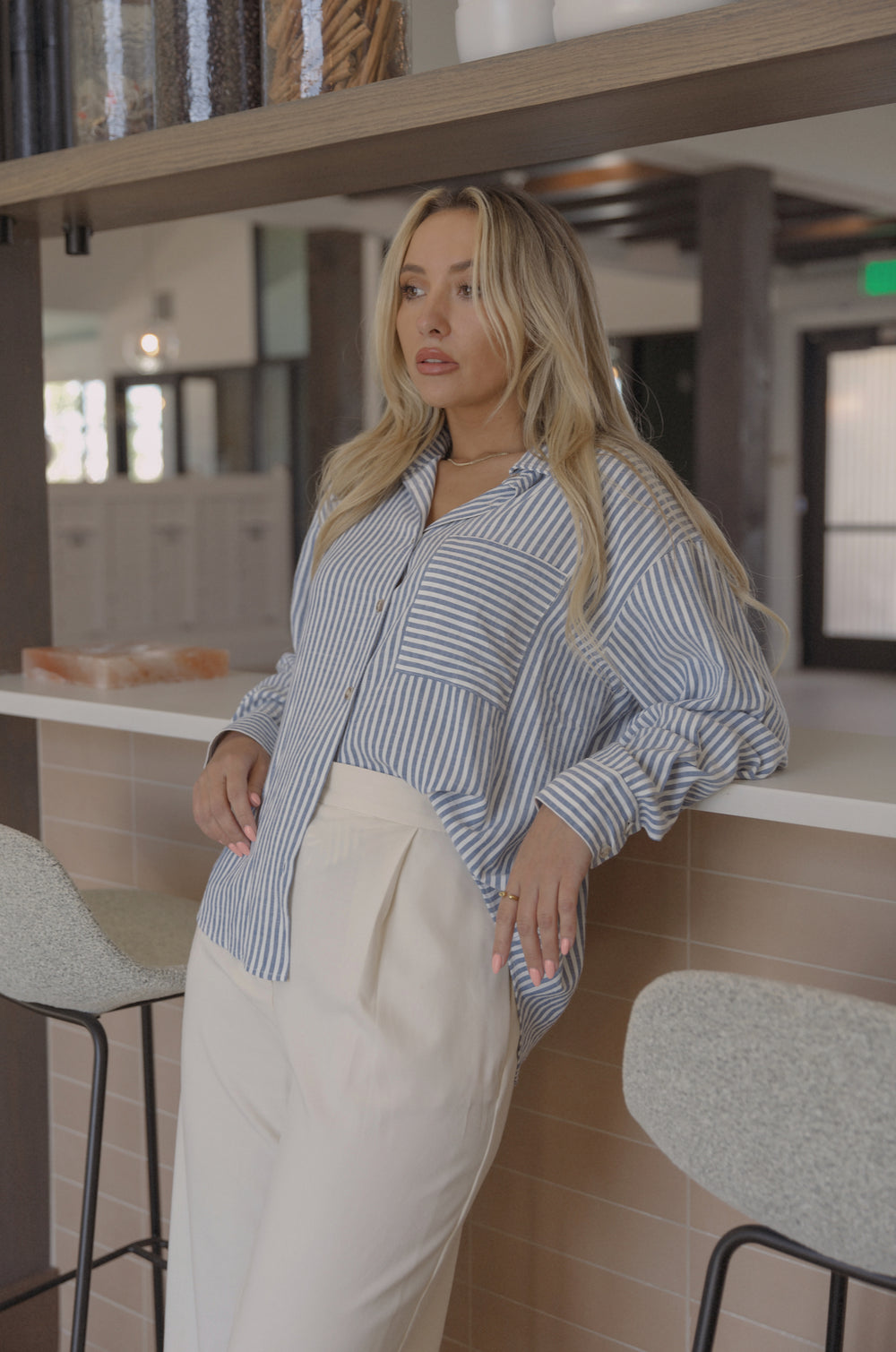 Star Carolina Blue Button Down Shirt