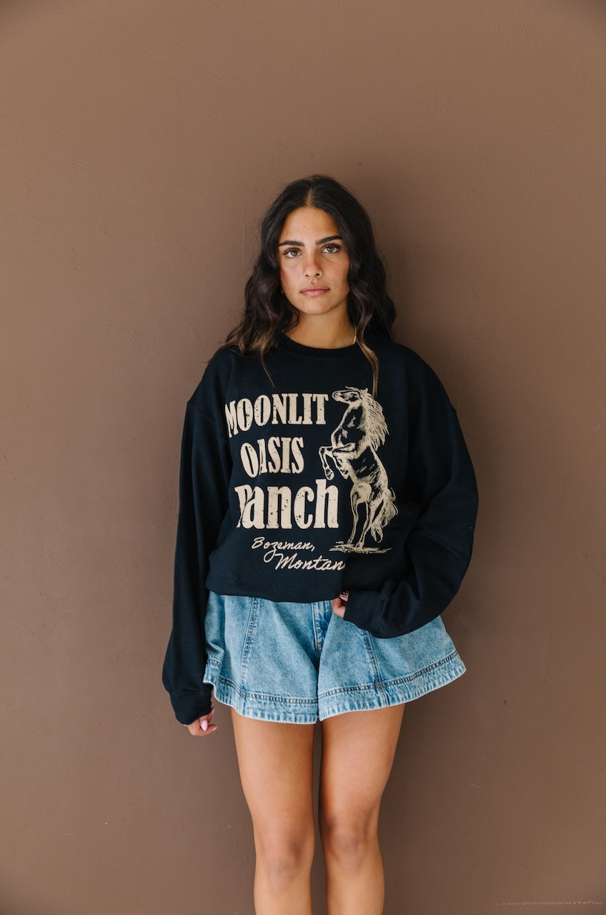 Moonlit Oasis Ranch Sweatshirt