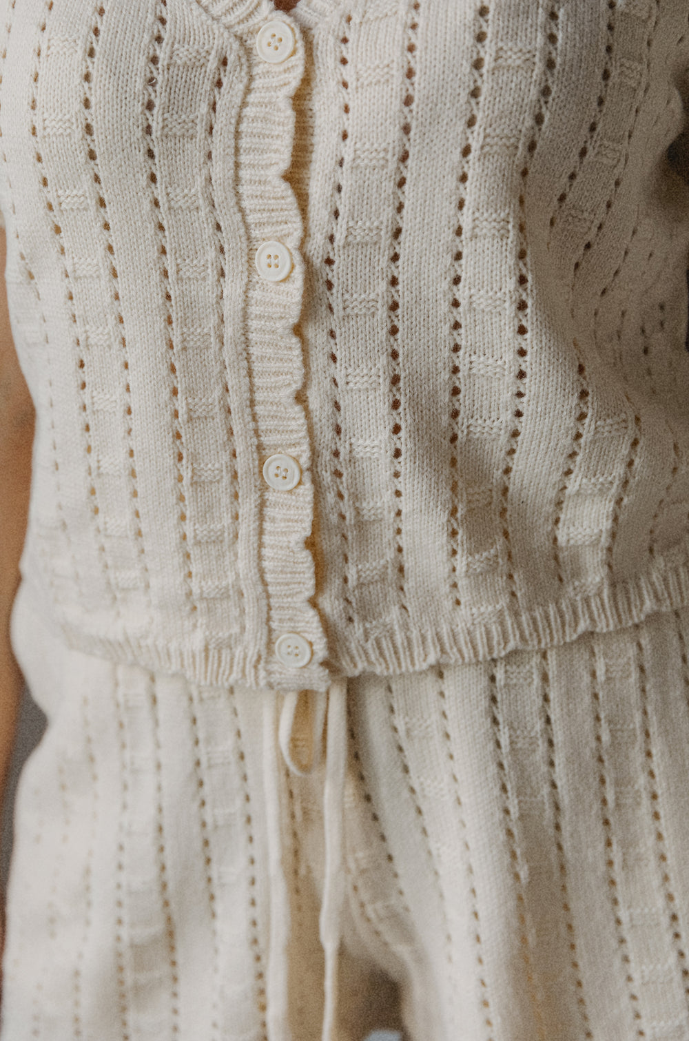 Knit set with shorts main image 0
