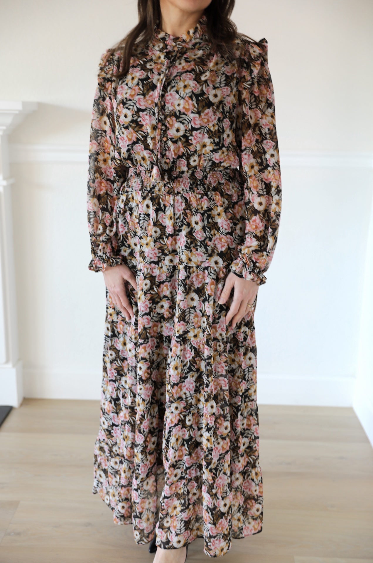 Nightly Bloom Maxi Dress