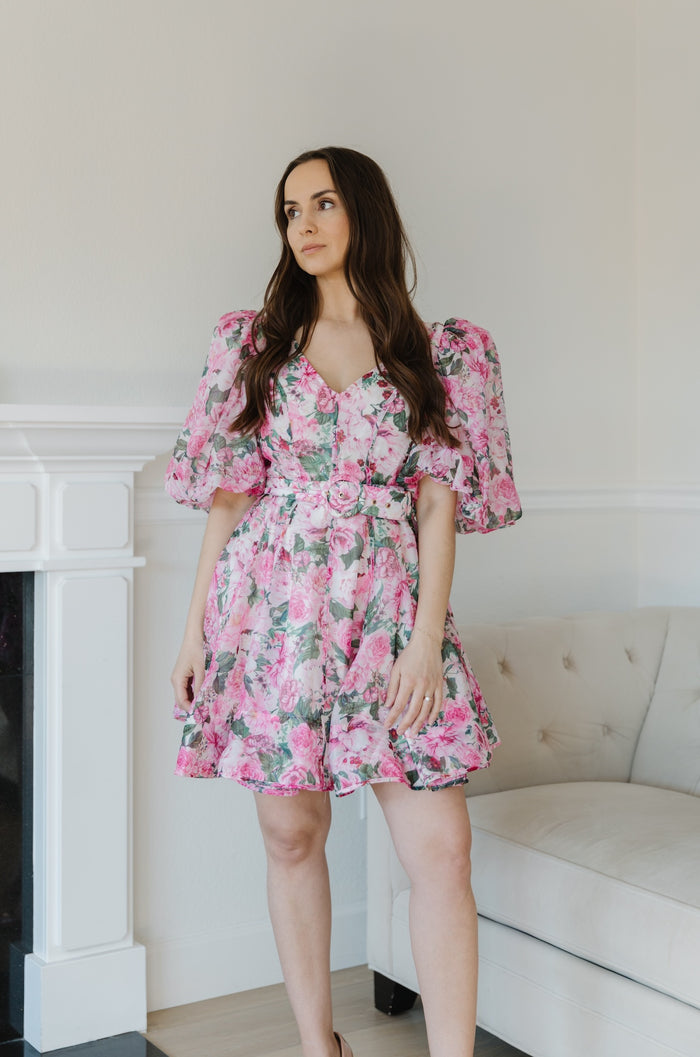 Organza Ruffle Detailed Fashion Dress main image 0