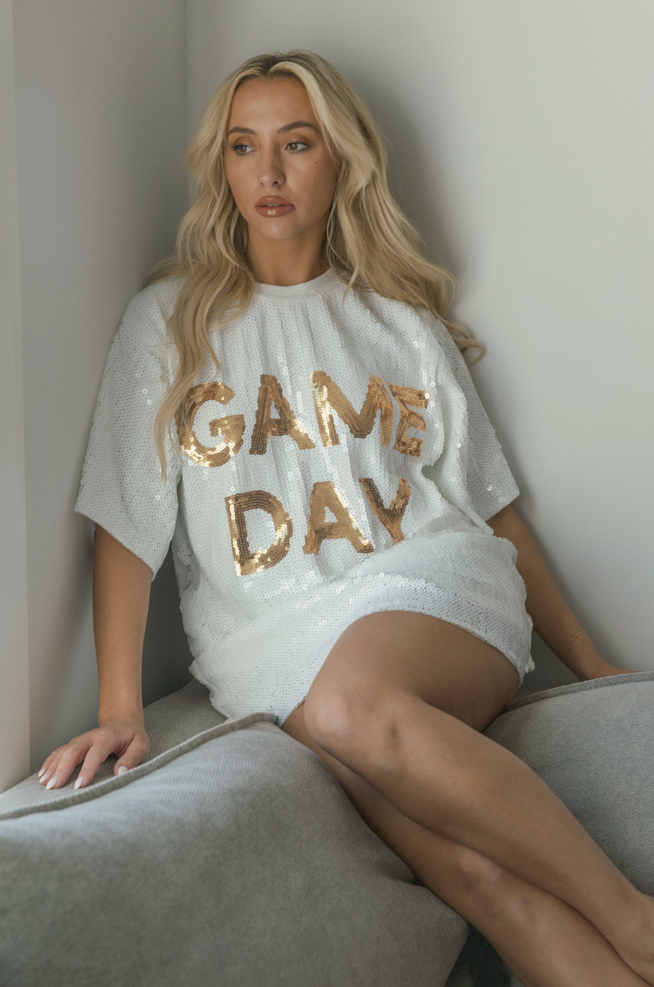 game day sequin dress