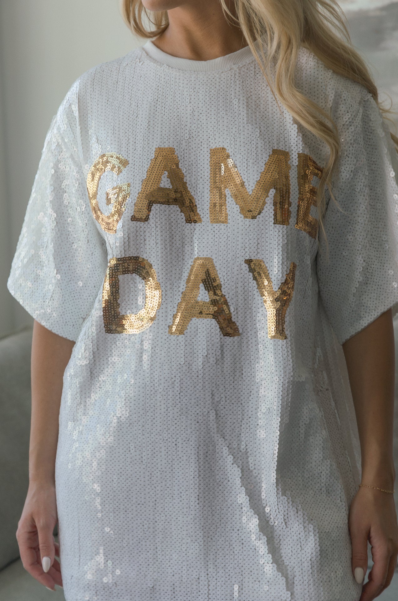 game day sequin dress