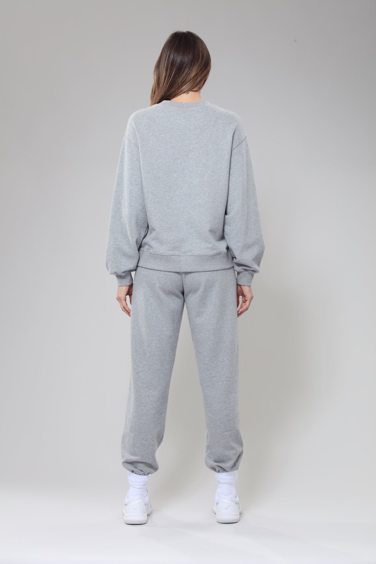 heather grey sweatpants set