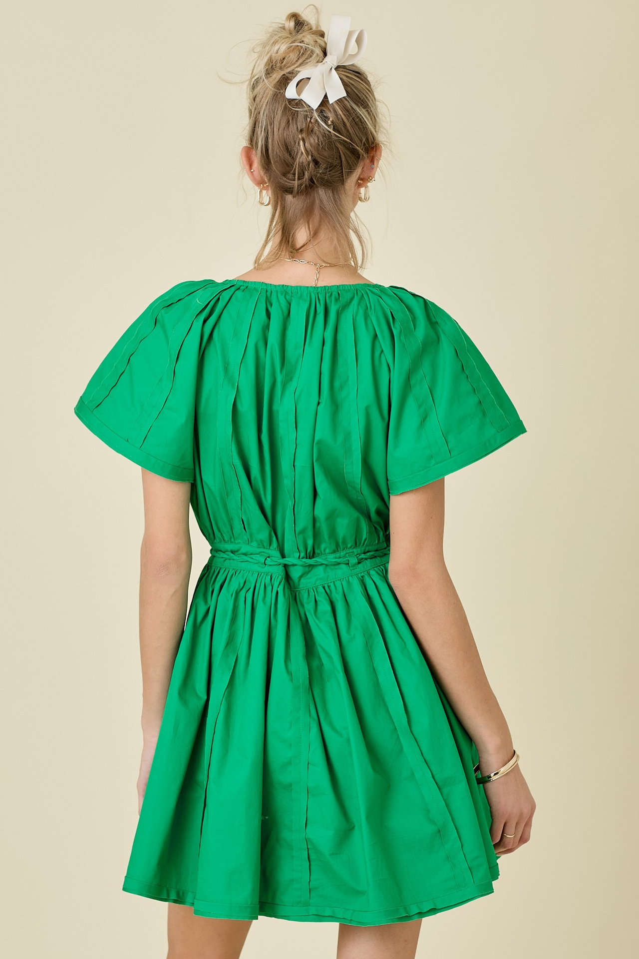 Nora Mini Green Dress