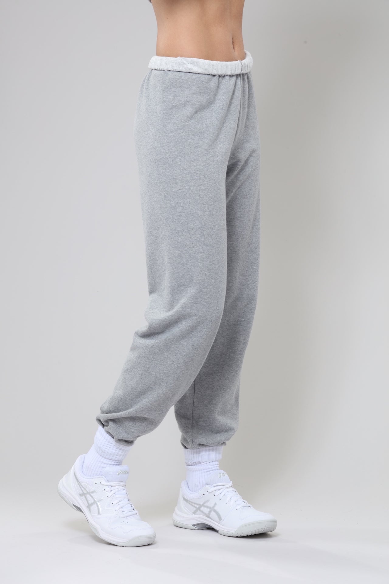 heather grey sweatpants set