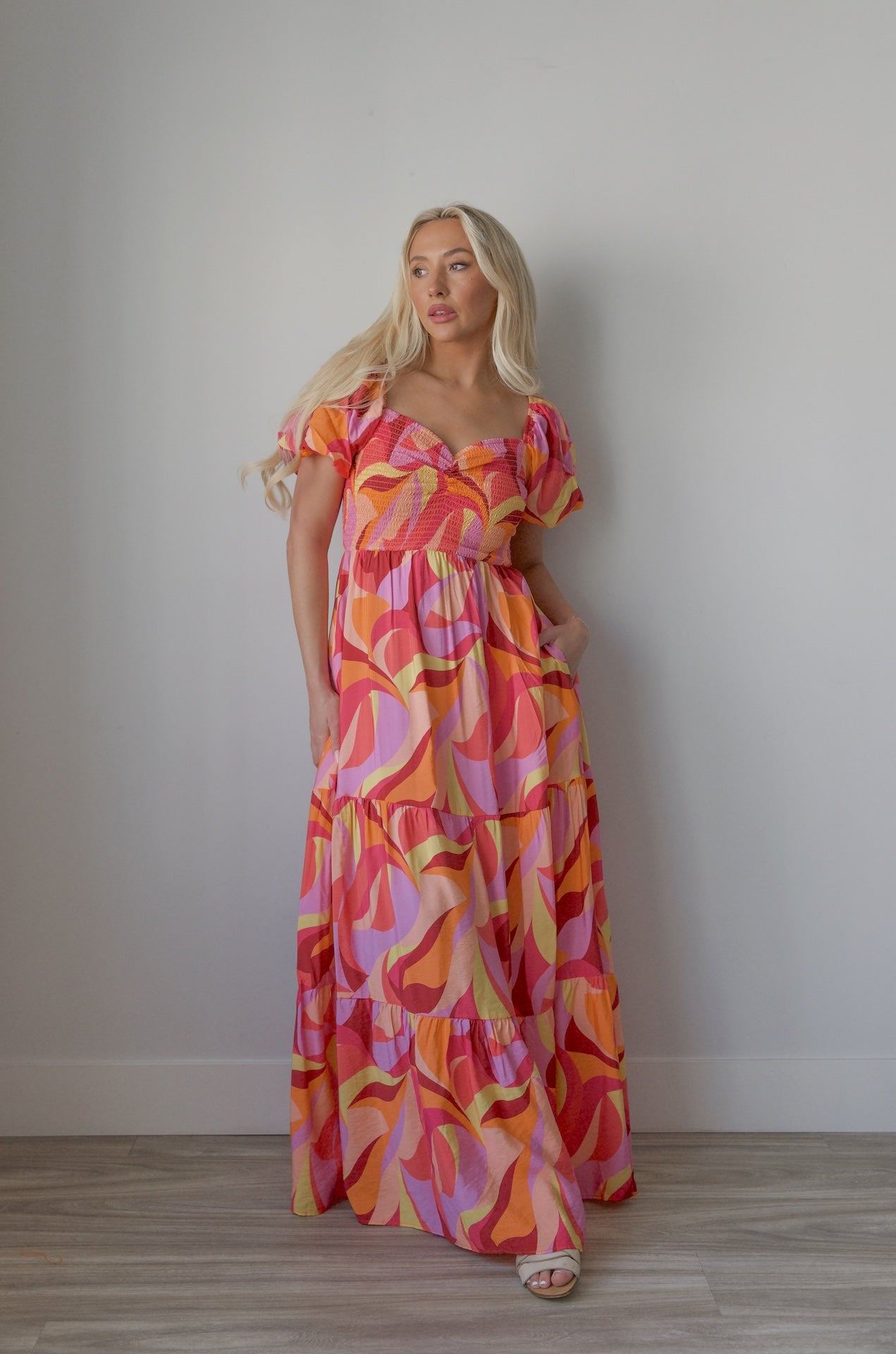 Multicolor Maxi Dress