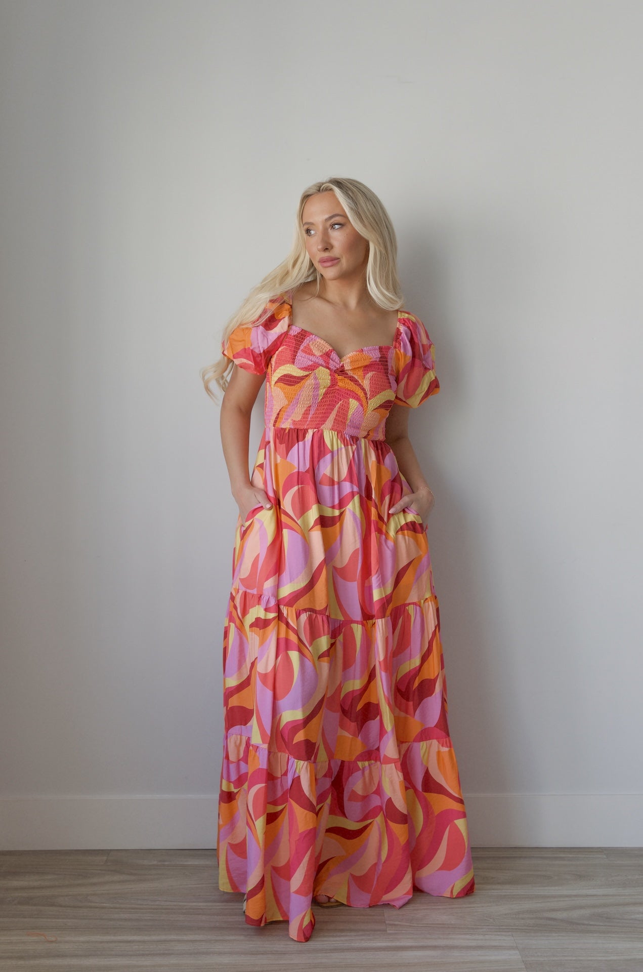 Multicolor Maxi Dress