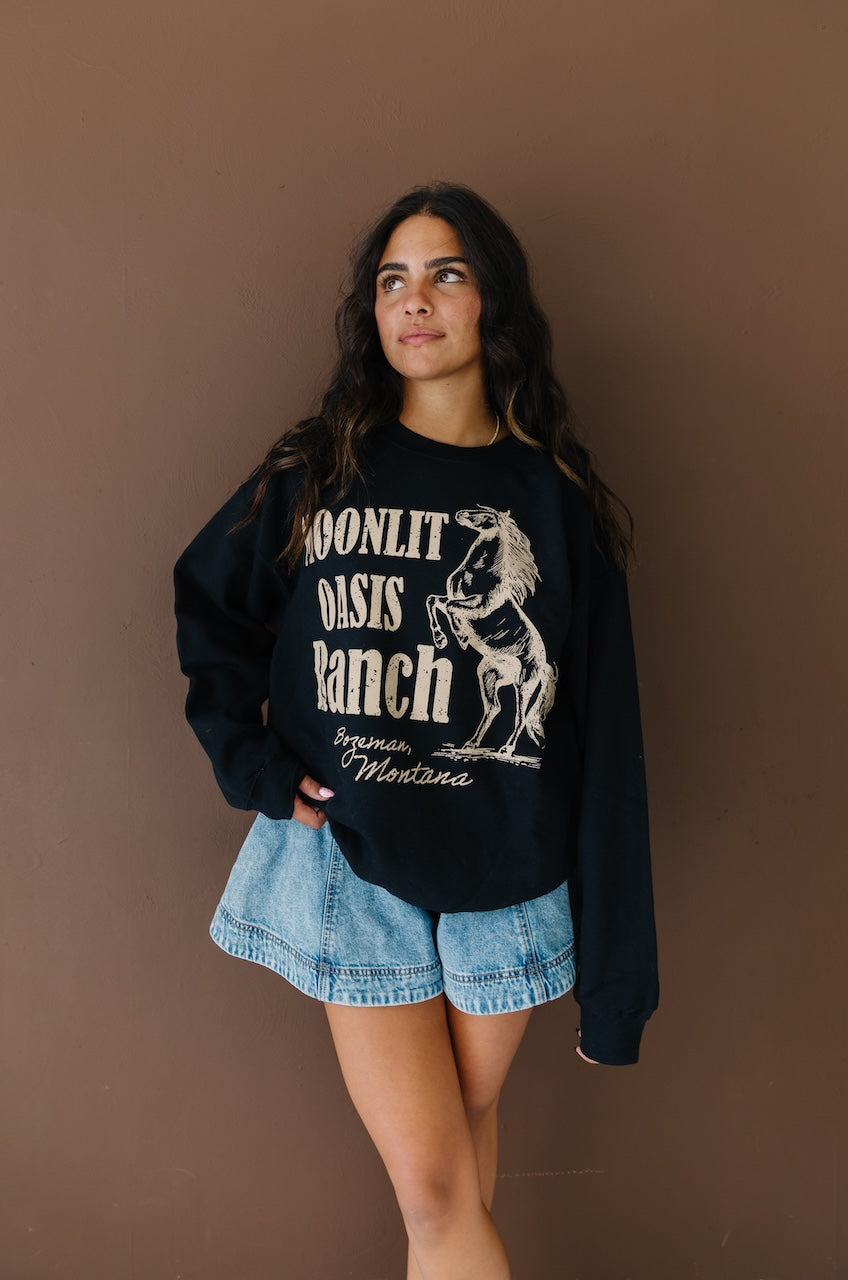 Moonlit Oasis Ranch Sweatshirt
