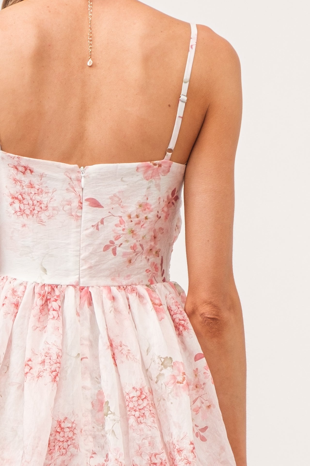 Stassi Floral Tiered Midi Dress