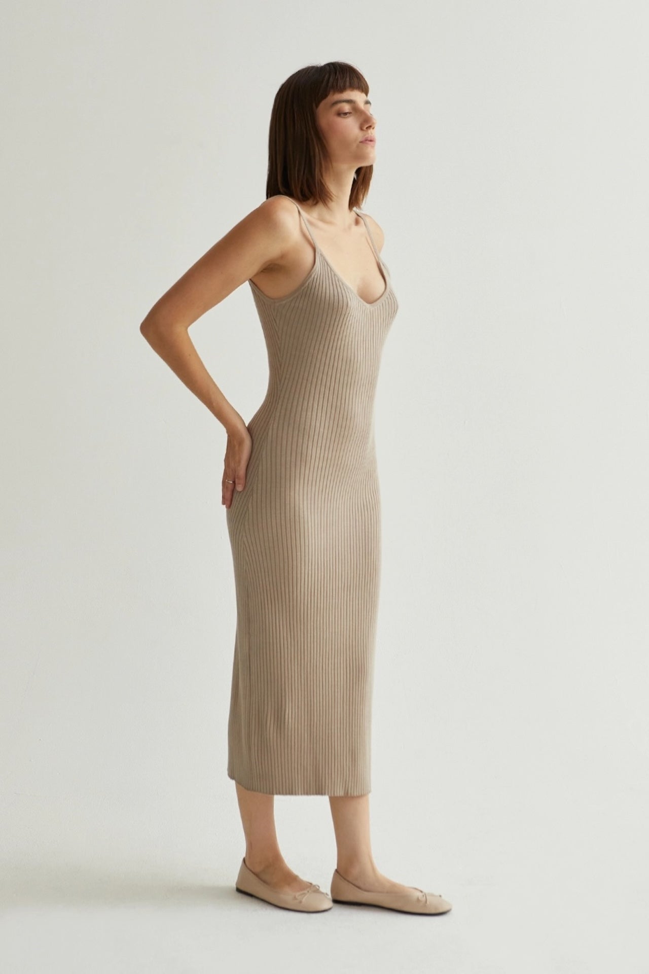 Steph Ribbed Bodycon Dress