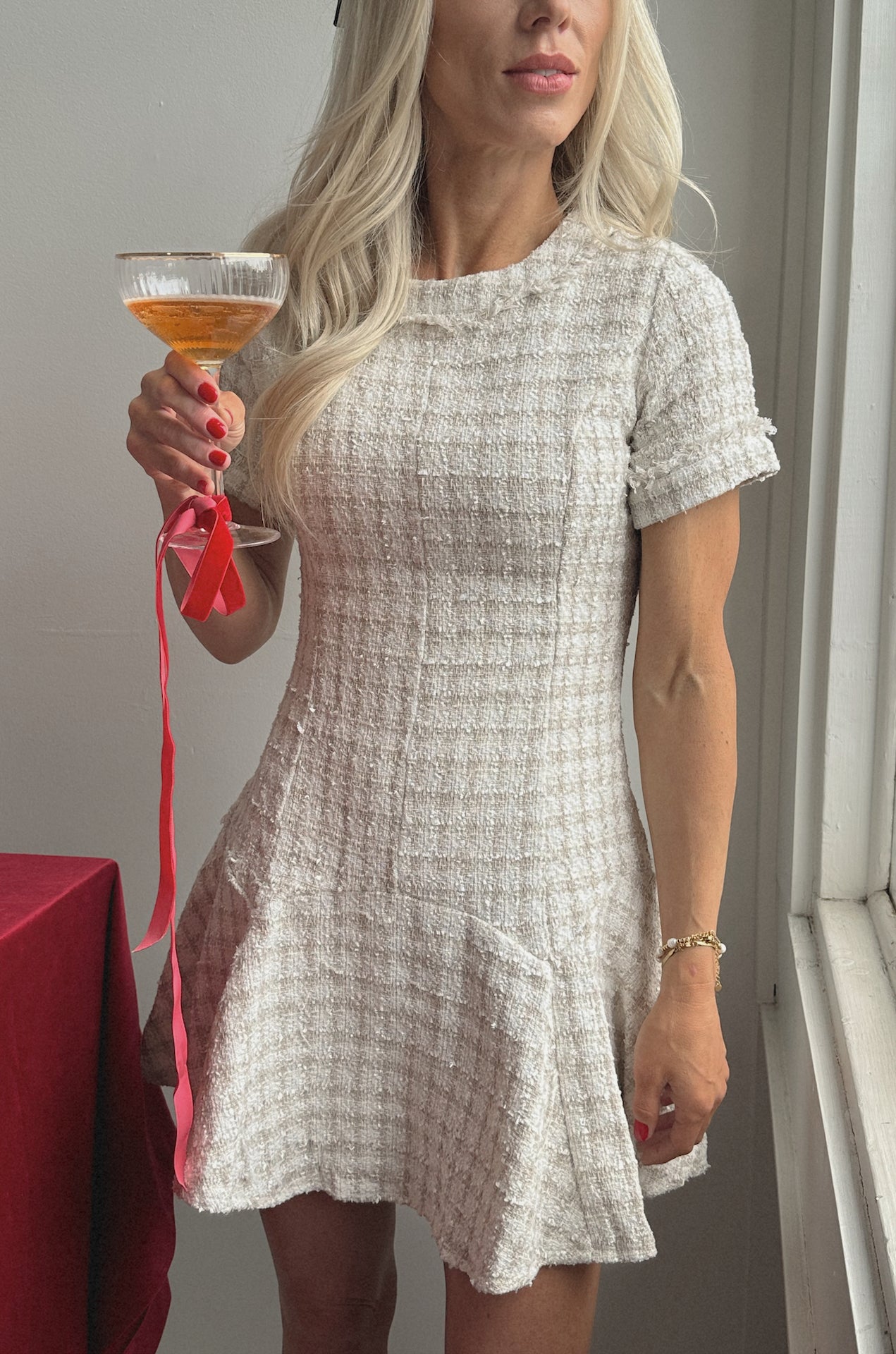 Eloise Tweed Mini Dress
