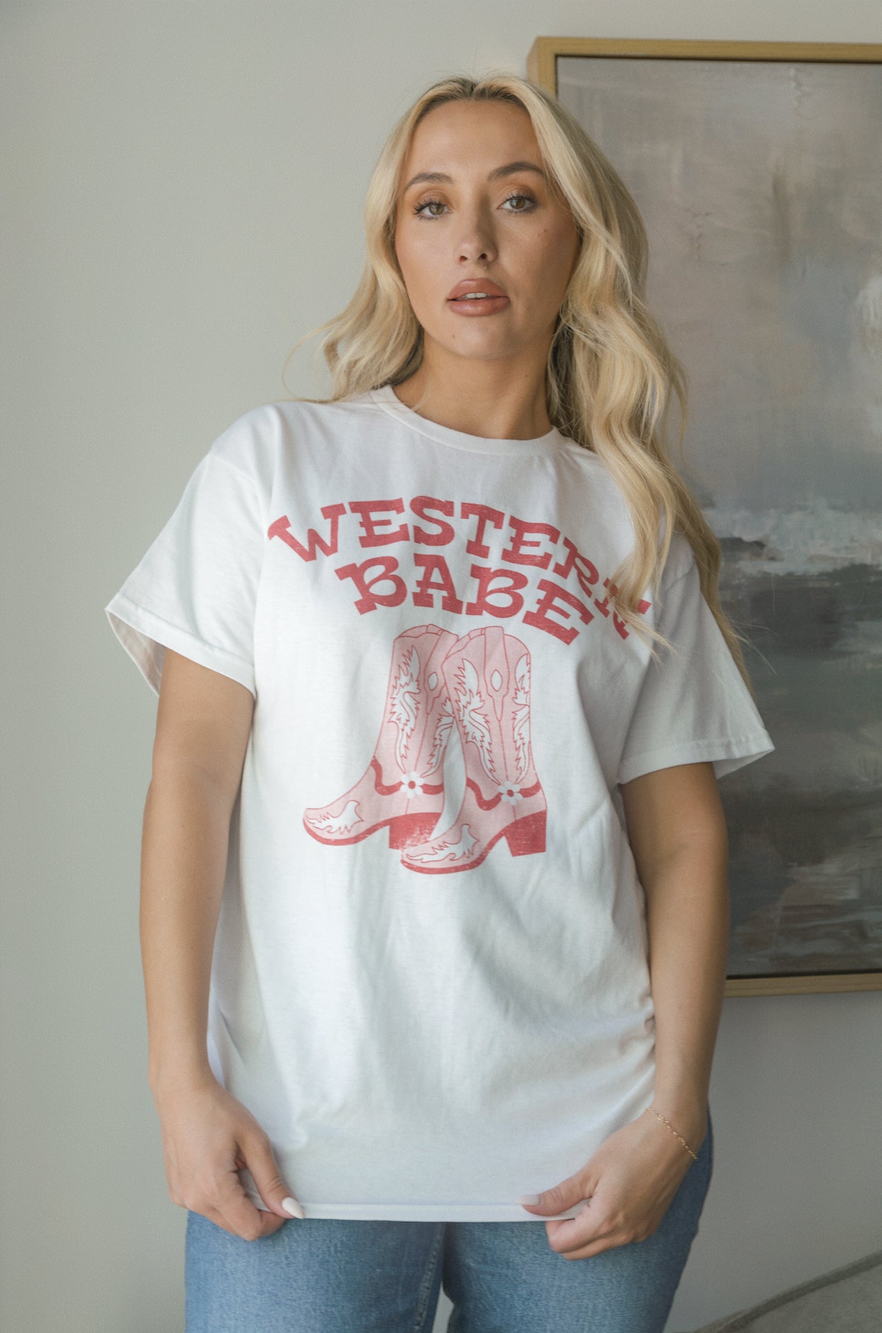 western babe graphic tee