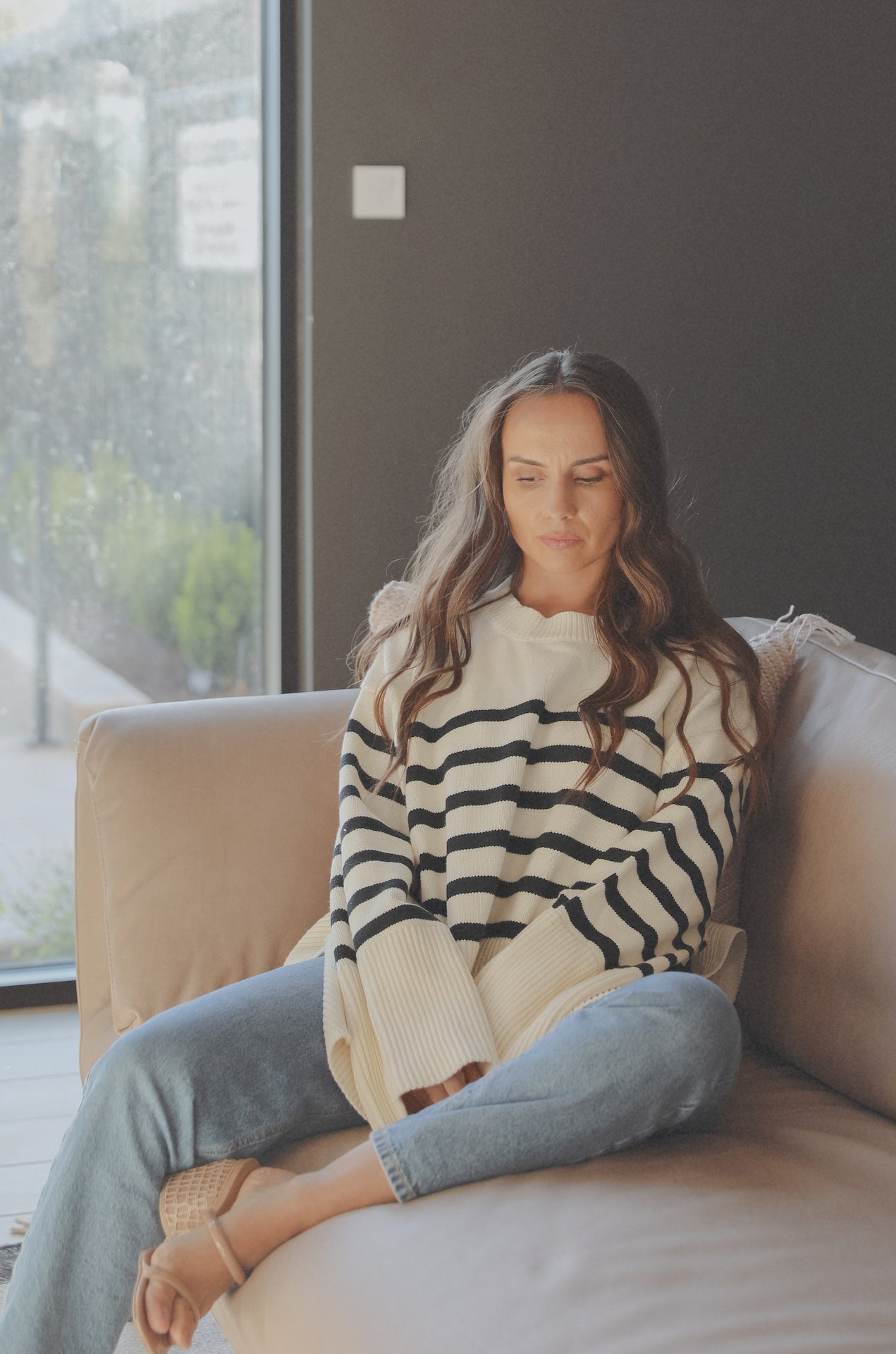 Oversized Striped Sweater