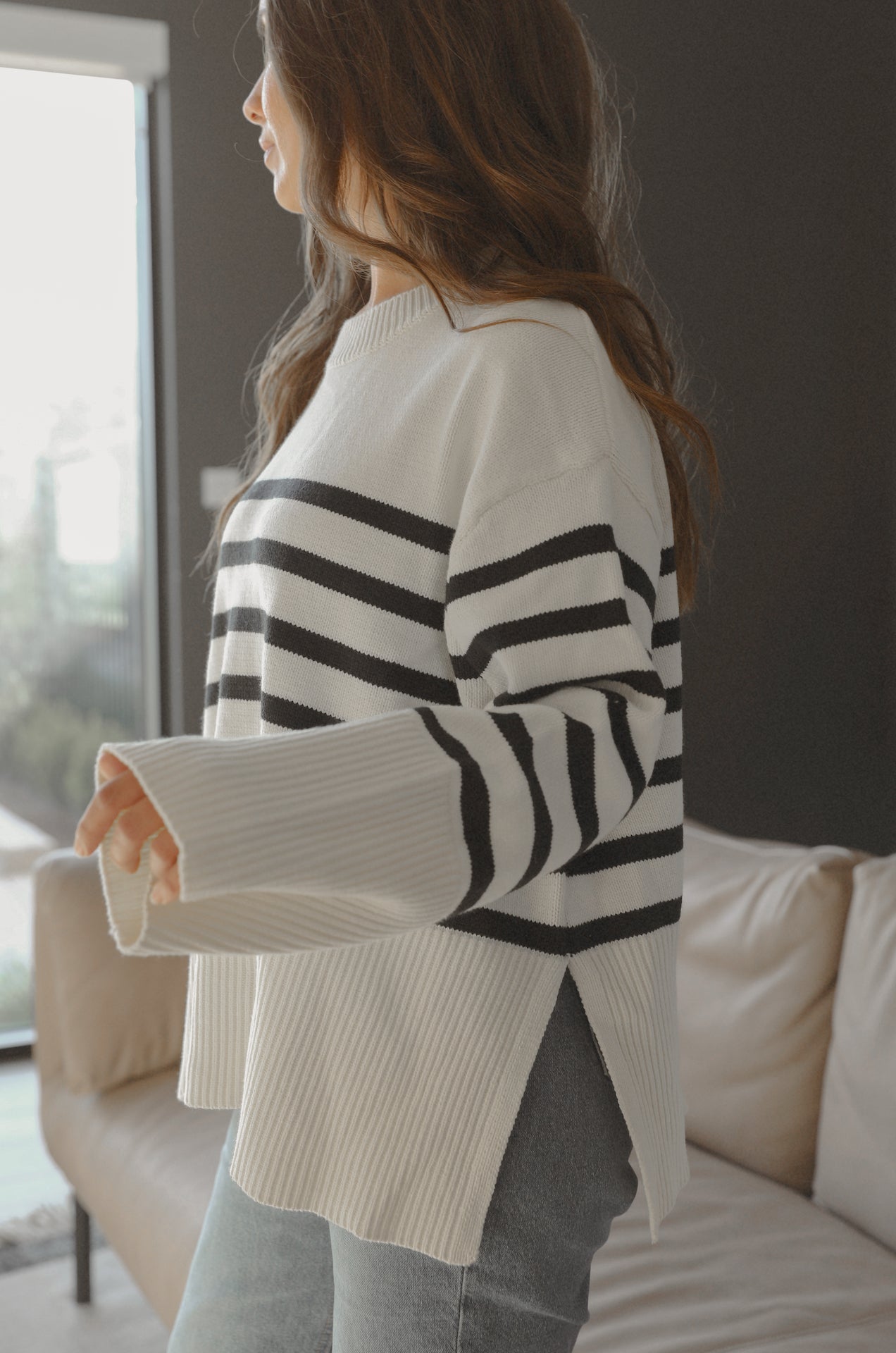 Oversized Striped Sweater