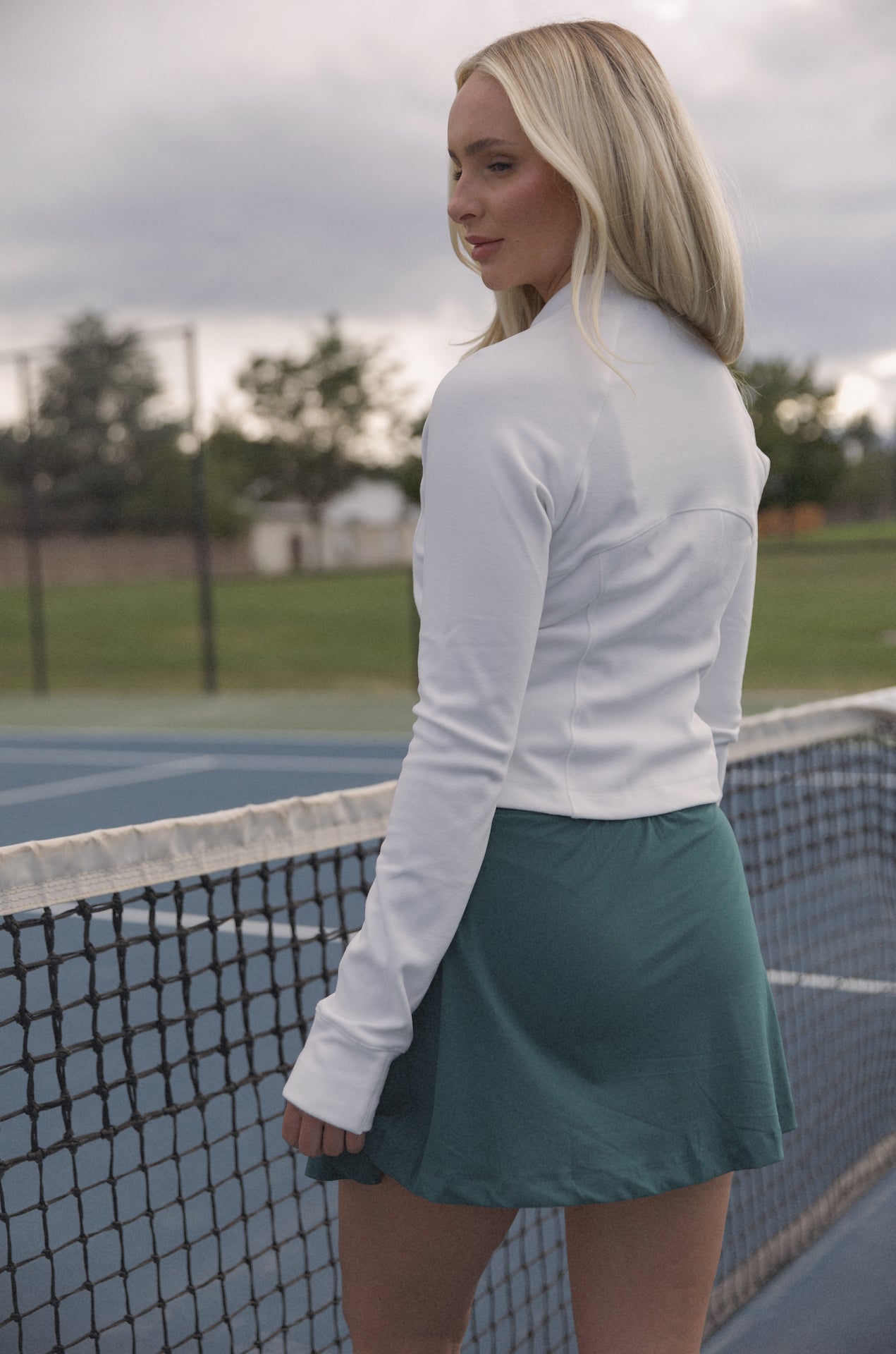 Courtside Green Tennis Skirt