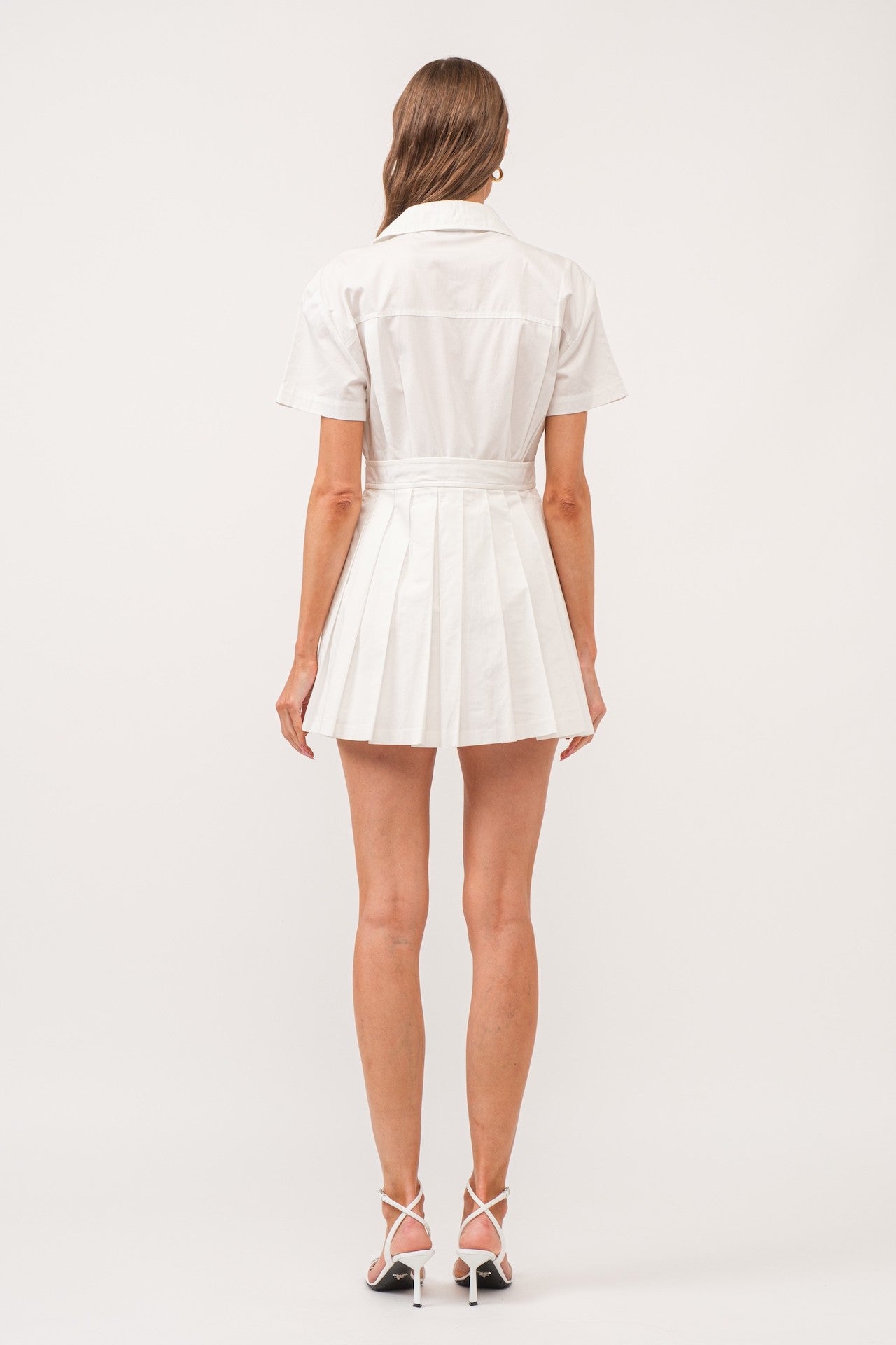White Romper Dress