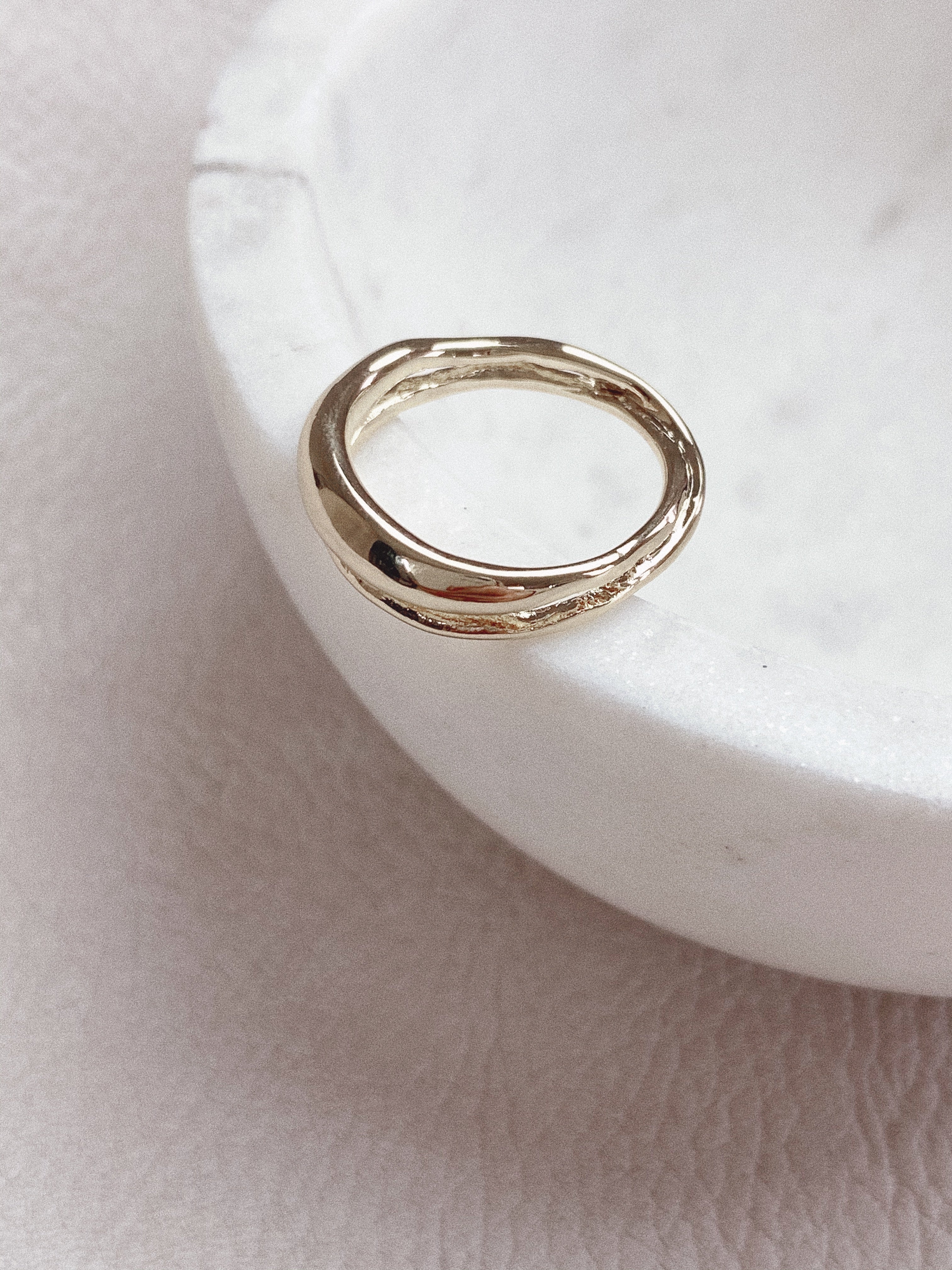 Gold Double Ring Band