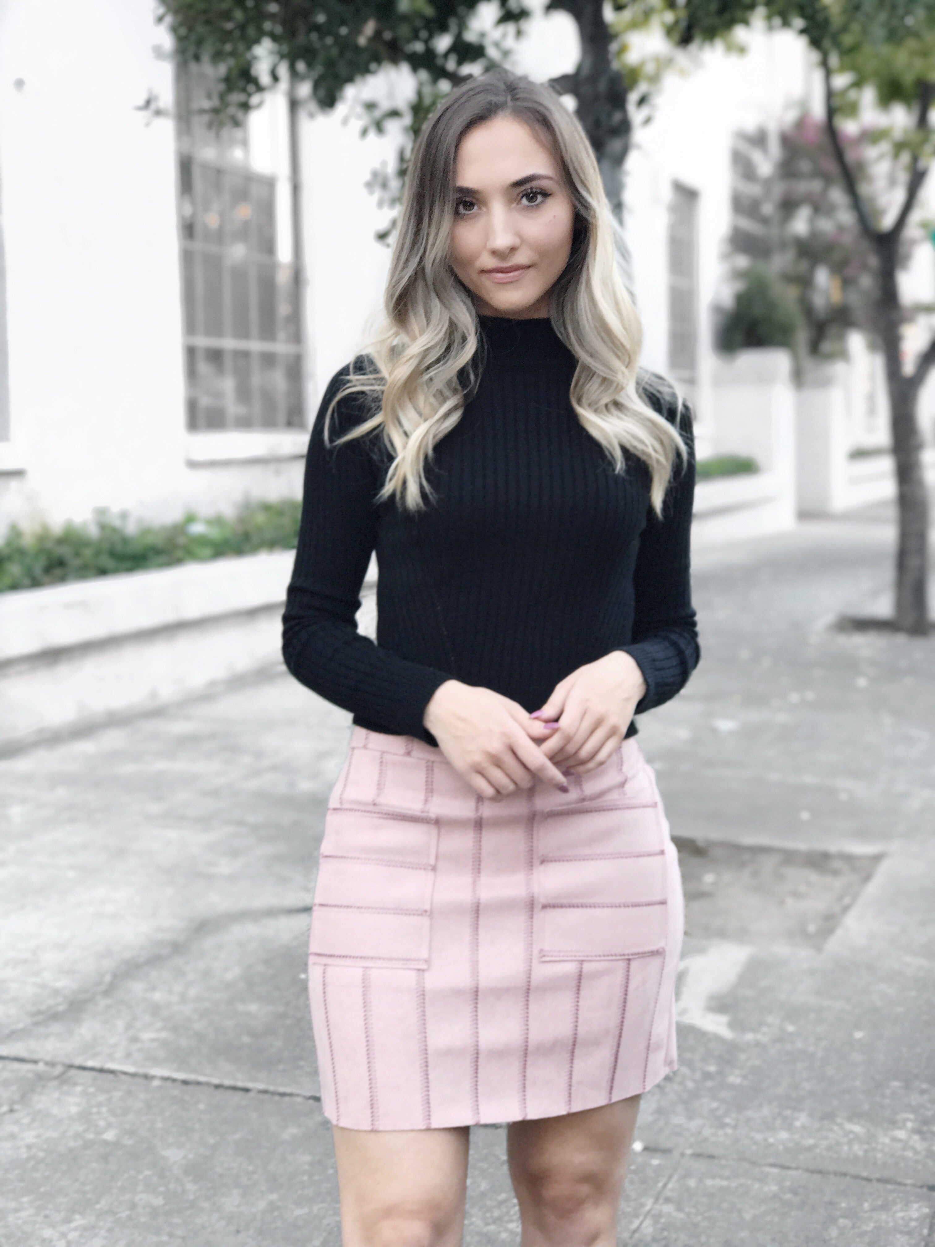 Sasha Pink Mini Skirt