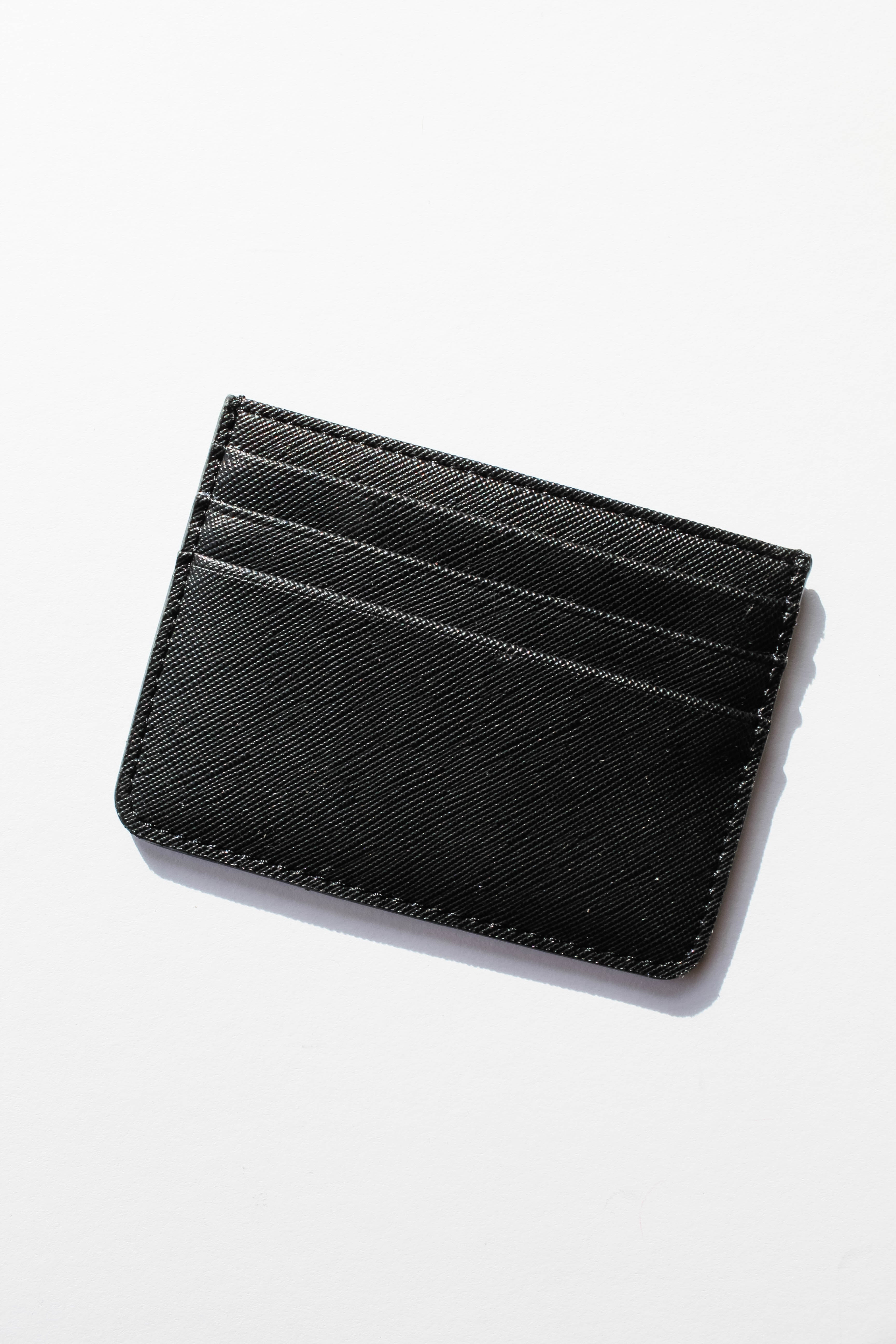 Saffiano card clearance holder