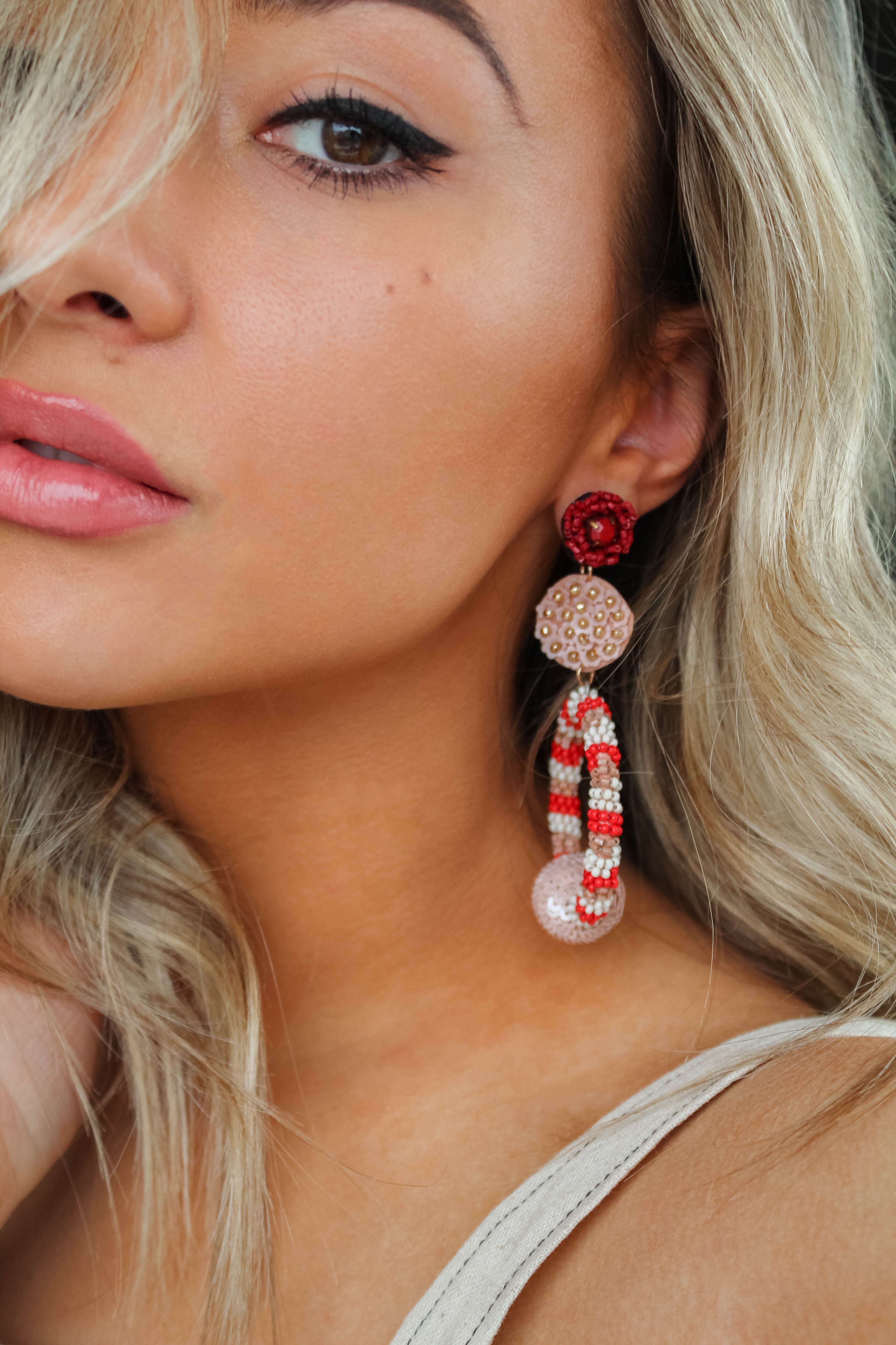 Garden Babe Beaded Dangle Earrings