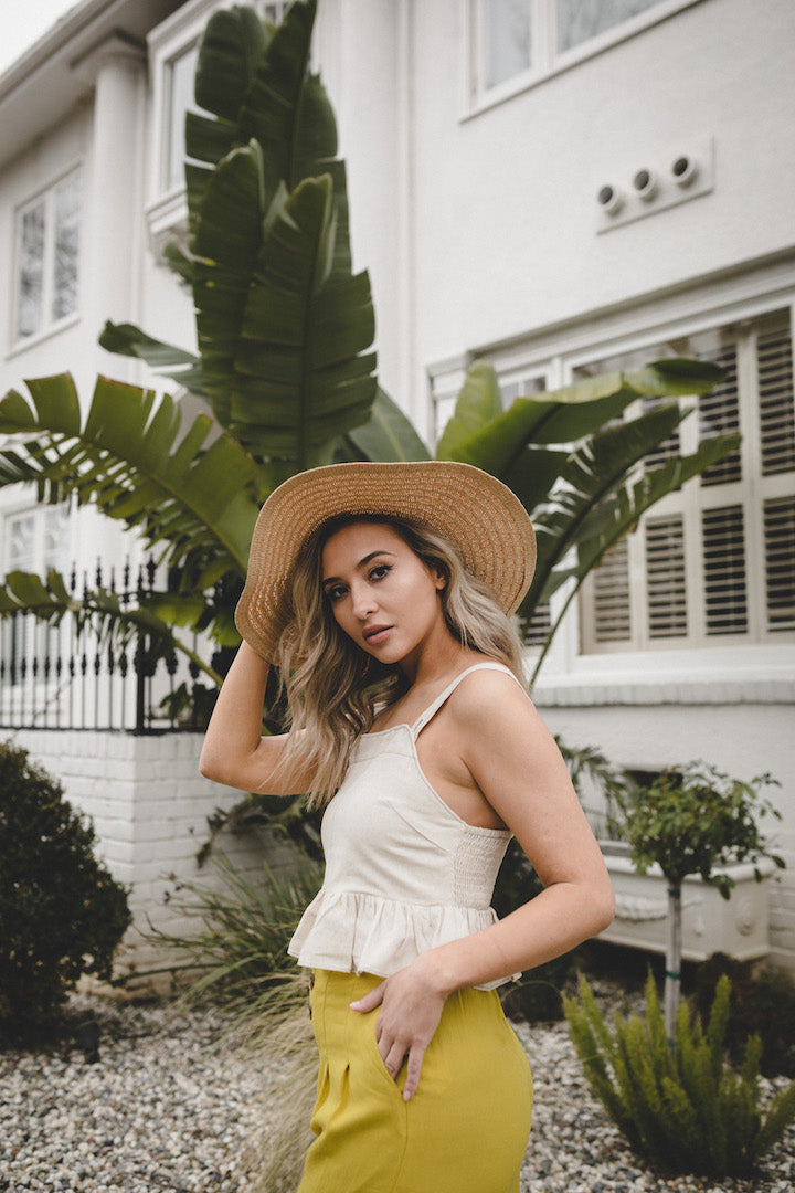 Baby Girl Linen Babydoll Top