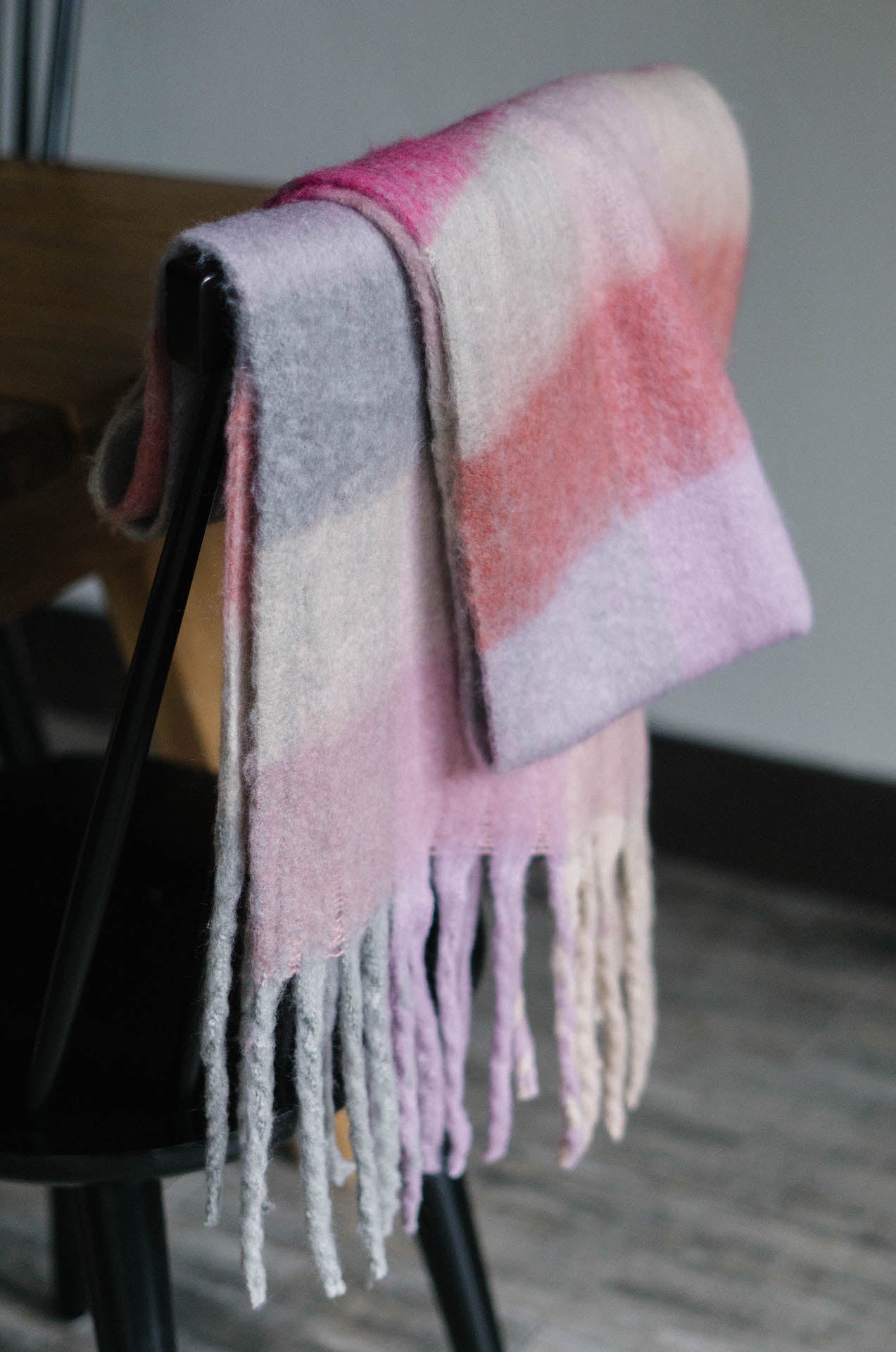 trendy colorful scarf