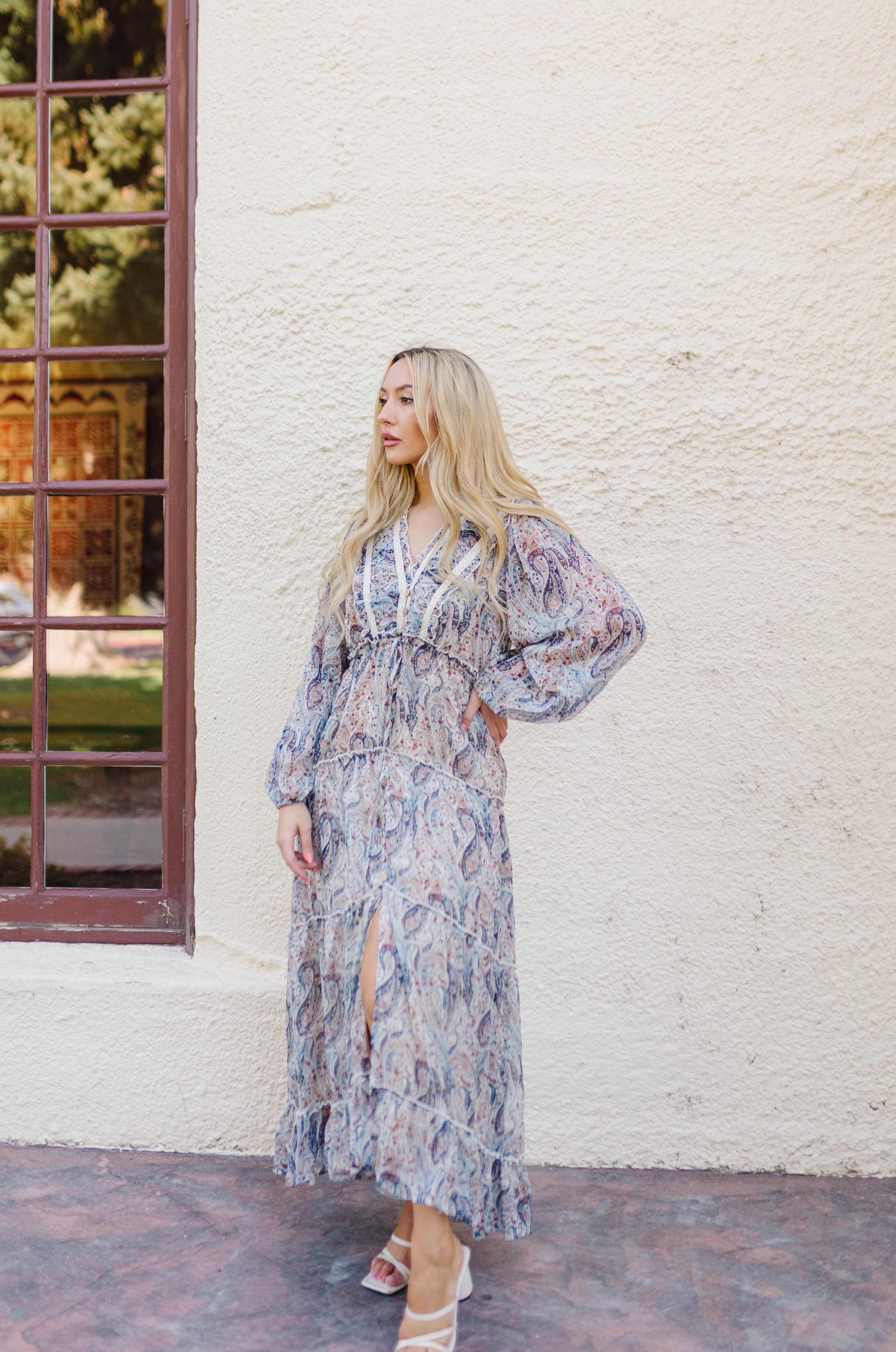 Bohemian Blues Dress - Dark Multicolor