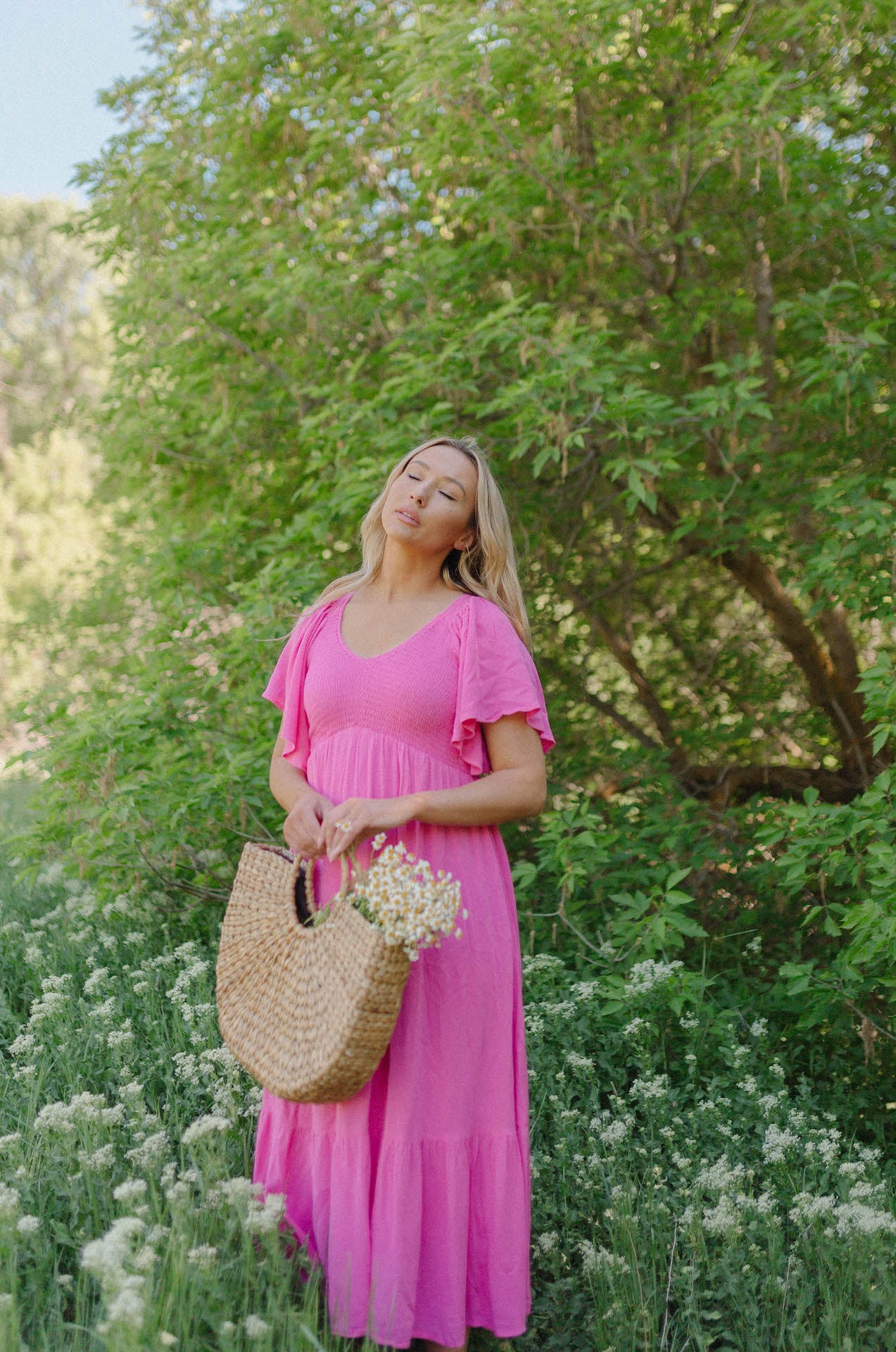 hot pink dress