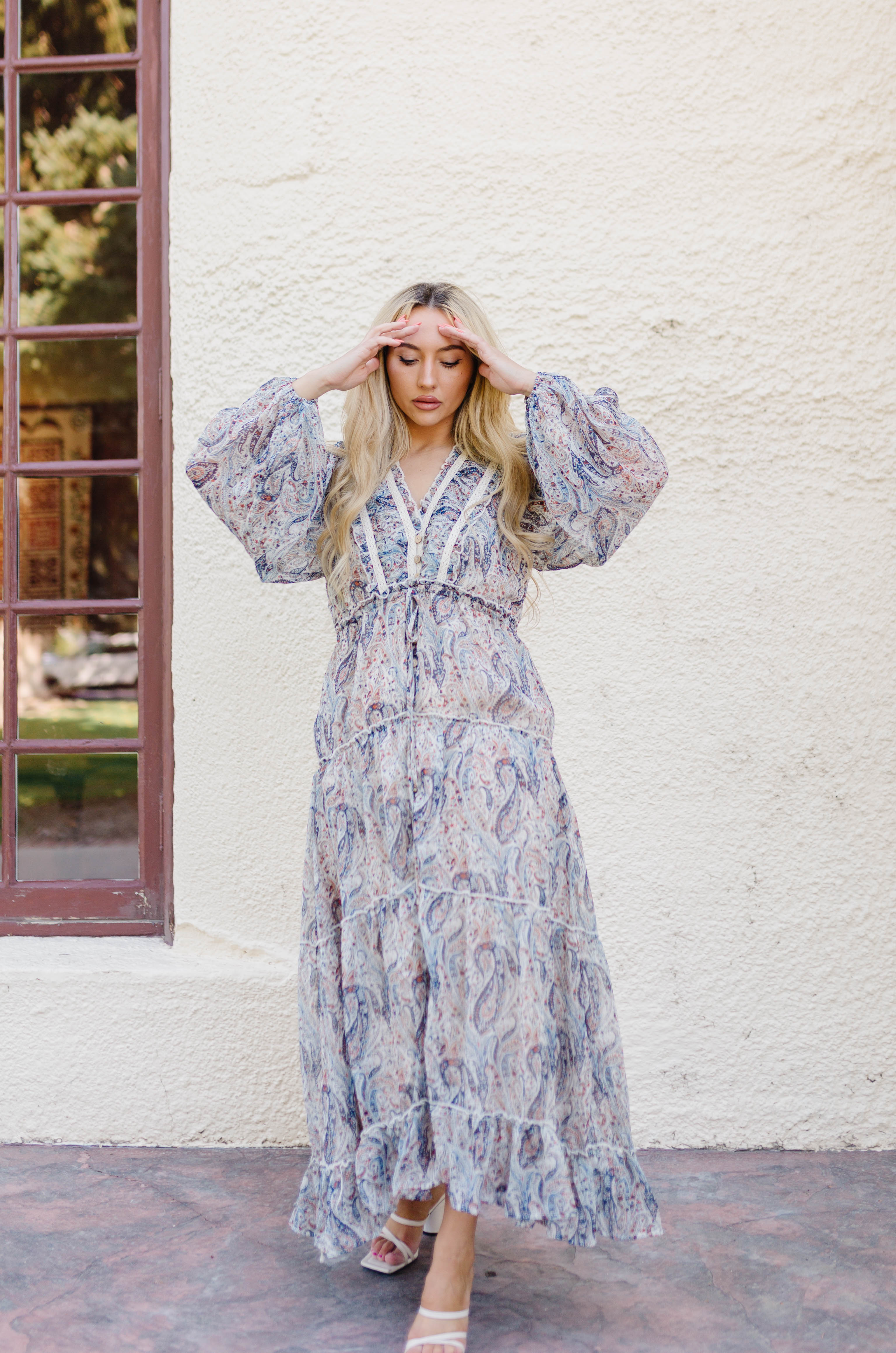 Bohemian Blues Dress - Dark Multicolor