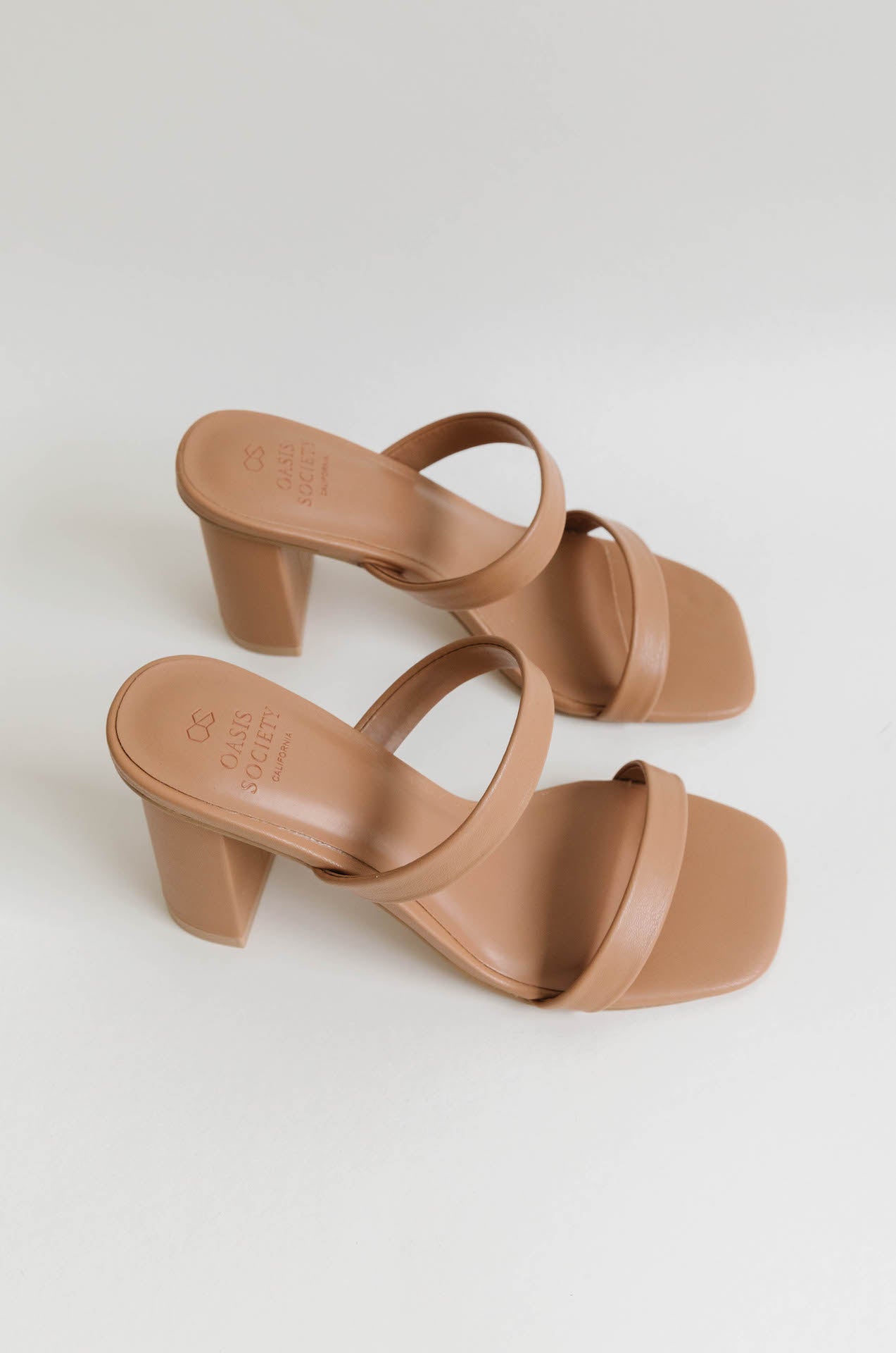 Tan strappy sandals on sale heels