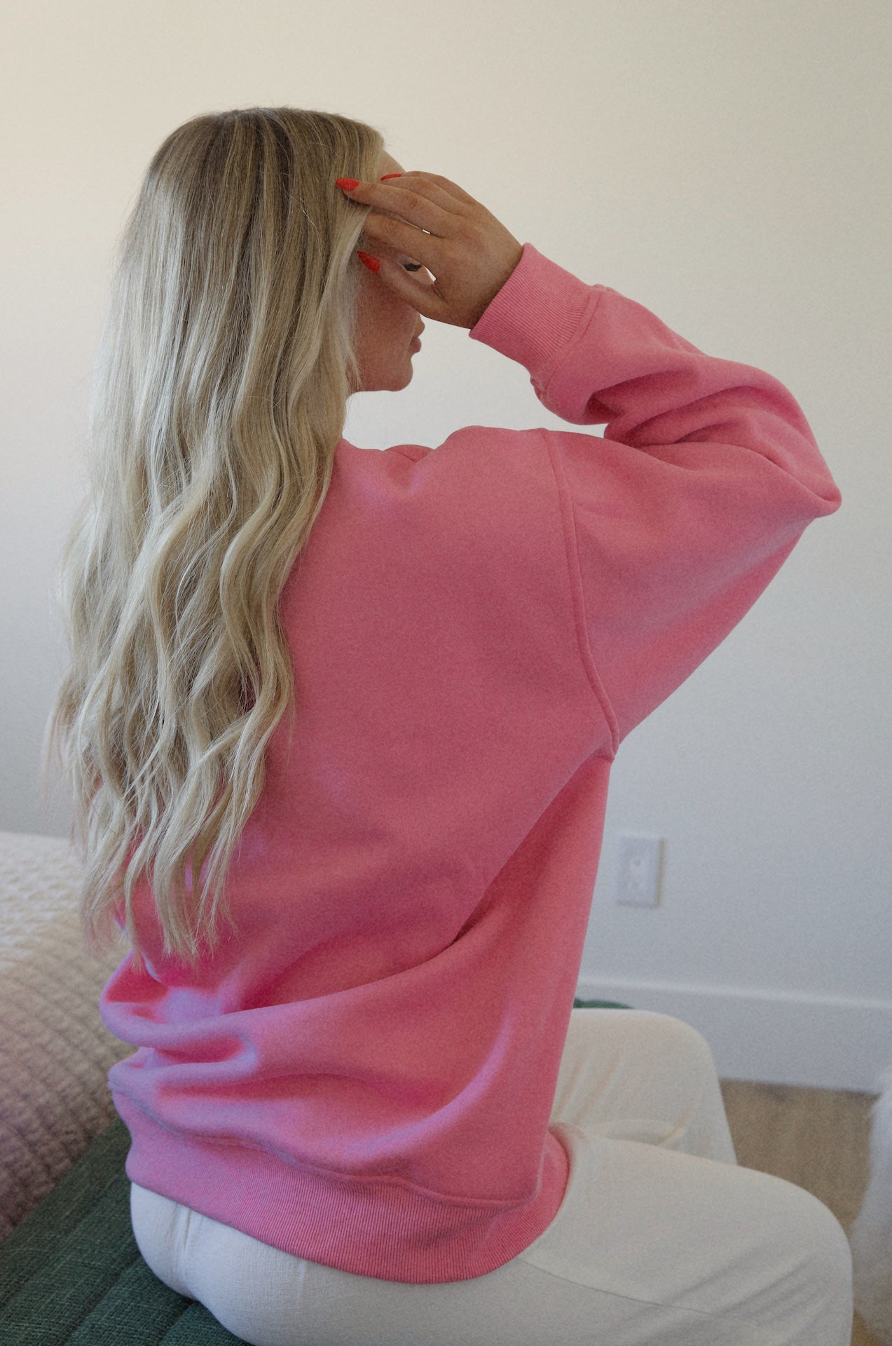 Pink malibu sweatshirt sale